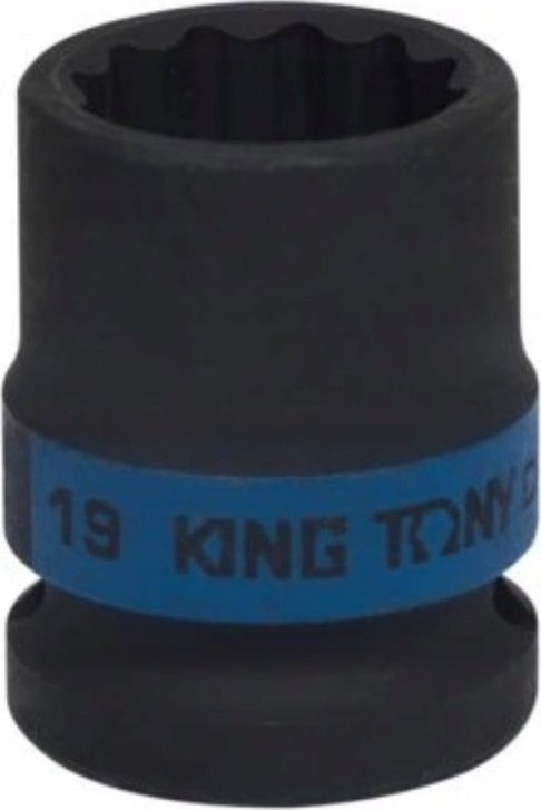 King Tony KING TONY NASADKA KRÓTKA UDAR.1/2" 12-KĄTNA 19x38