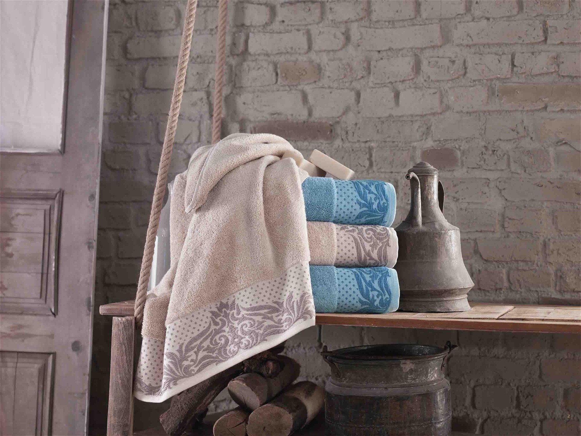 TOWEL 30X50 NATALIE CREAM