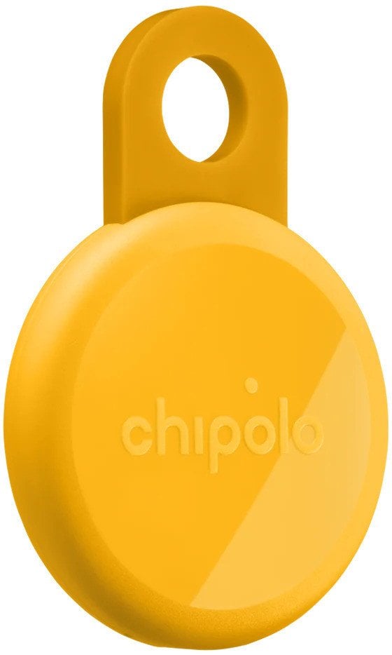 Chipolo LOOP – Rechargeable Bluetooth Tracker with Silicone Loop for iOS & Android, Honey