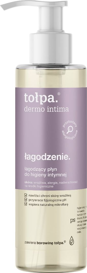 Tołpa Dermo intima. Łagodzący płyn do higieny intymnej 195ml