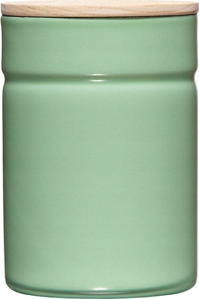 Riess RIESS - Pojemnik kuchenny z drewnianą pokrywą 0,5l Slow Green