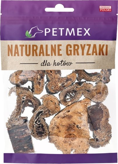 Schesir PETMEX - płuco wołowe talarki naturalny gryzak dla KOTA 25g
