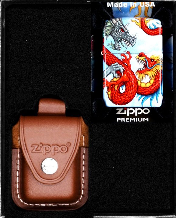 Zestaw ZIPPO Zapalniczka DRAGON DESIGN 3 Prezentowy No2