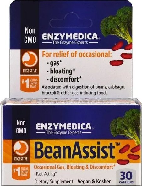 Enzymedica Enzymedica - BeanAssist, 30 kapsułek