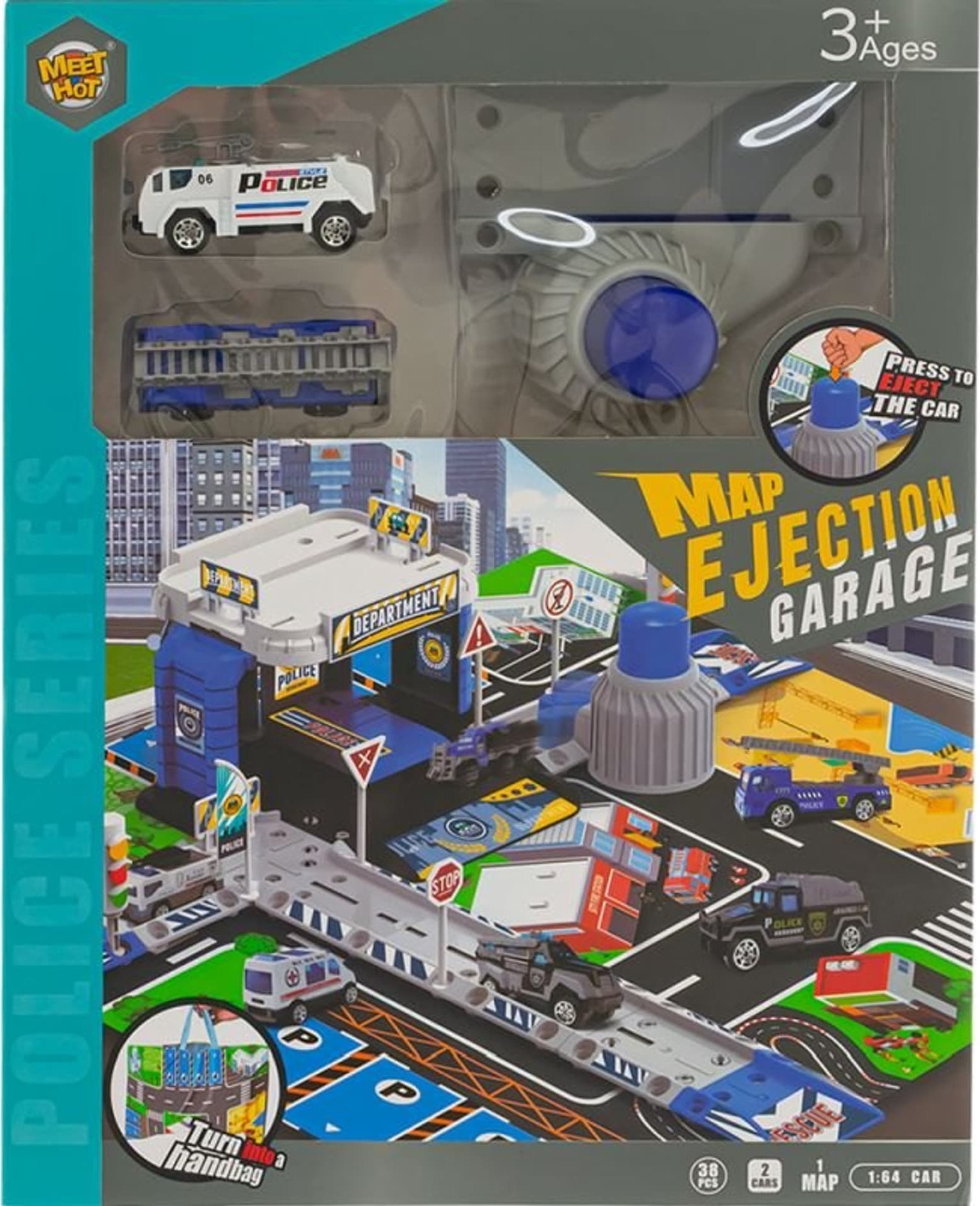 Zabawka parking policyjny