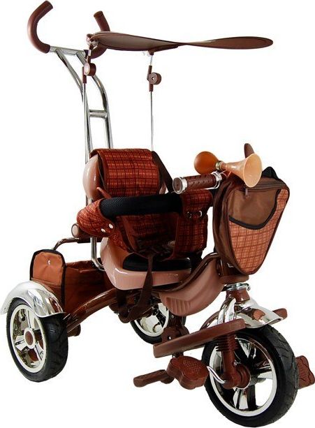 Super Toys Rowerek Trójkołowy DE Luxe Pomp Koła/01