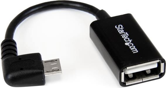 Adapter USB StarTech microUSB - USB Czarny (UUSBOTGRA)