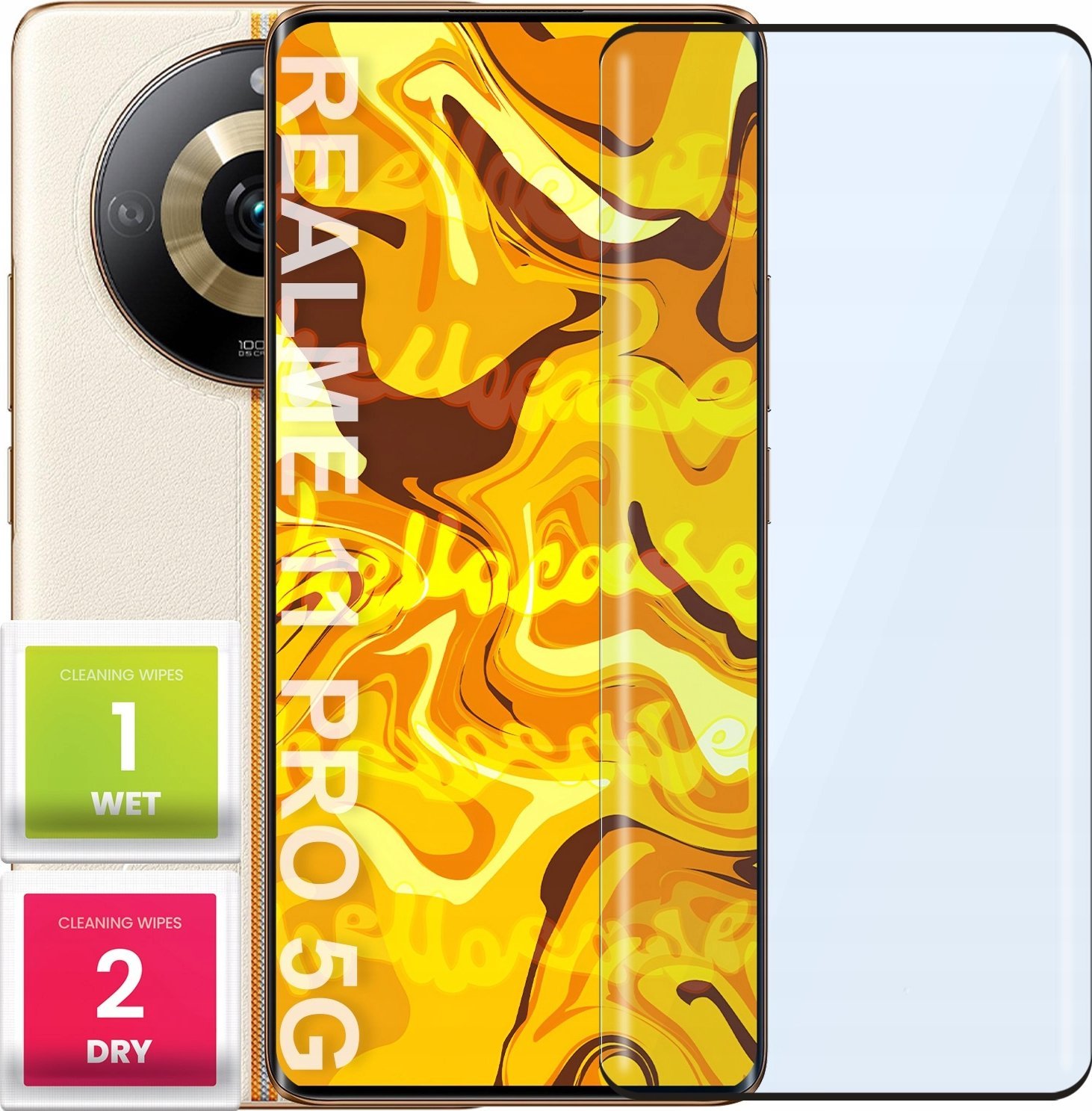 Hello Case SZKŁO HARTOWANE DO REALME 11 PRO 5G / 11 PRO PLUS 5G PEŁNE NA CAŁY EKRAN 5D