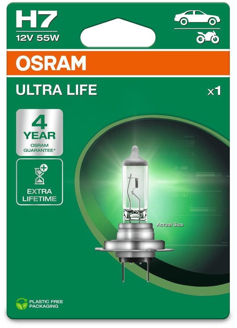 CAR LIGHT OSRAM 64210ULT 55W 12V H7