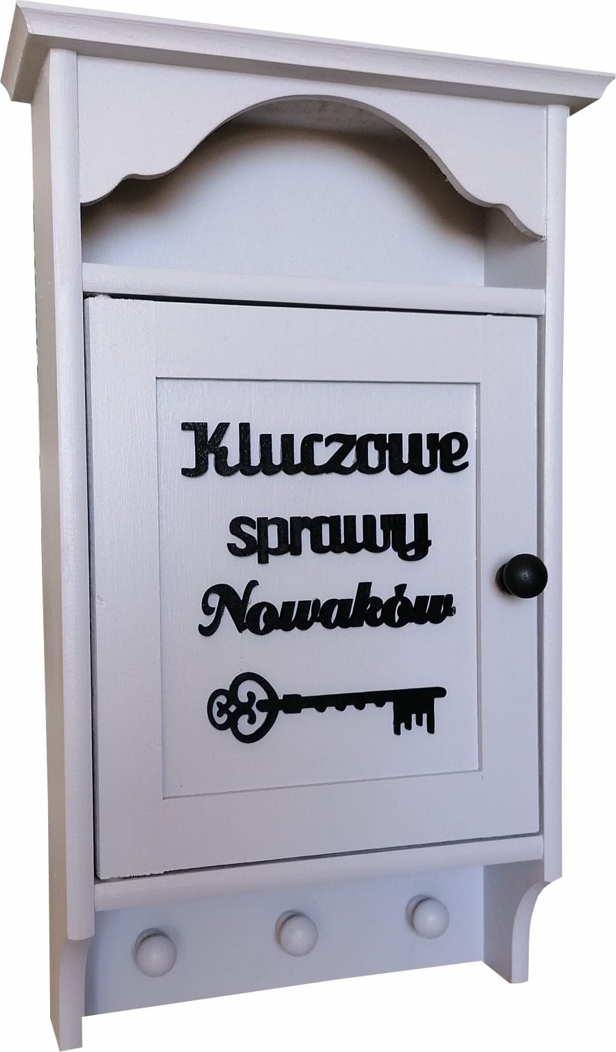 Prowansalska Manufaktura Szafka na klucze Szara Kluczowe Sprawy-28