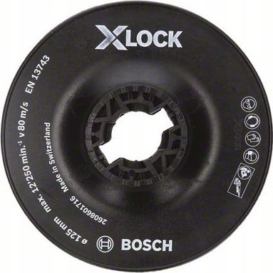 Bosch X-LOCK talerz oporowy twardy 125 mm (2608601716)