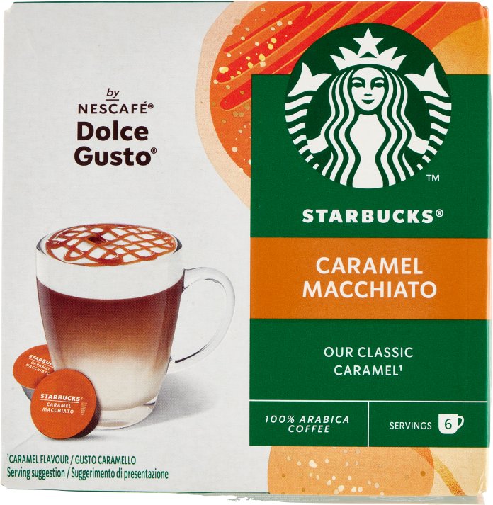 Kawa w kapsułkach Dolce Gusto Caramel Macchiato 127,8g - Starbucks