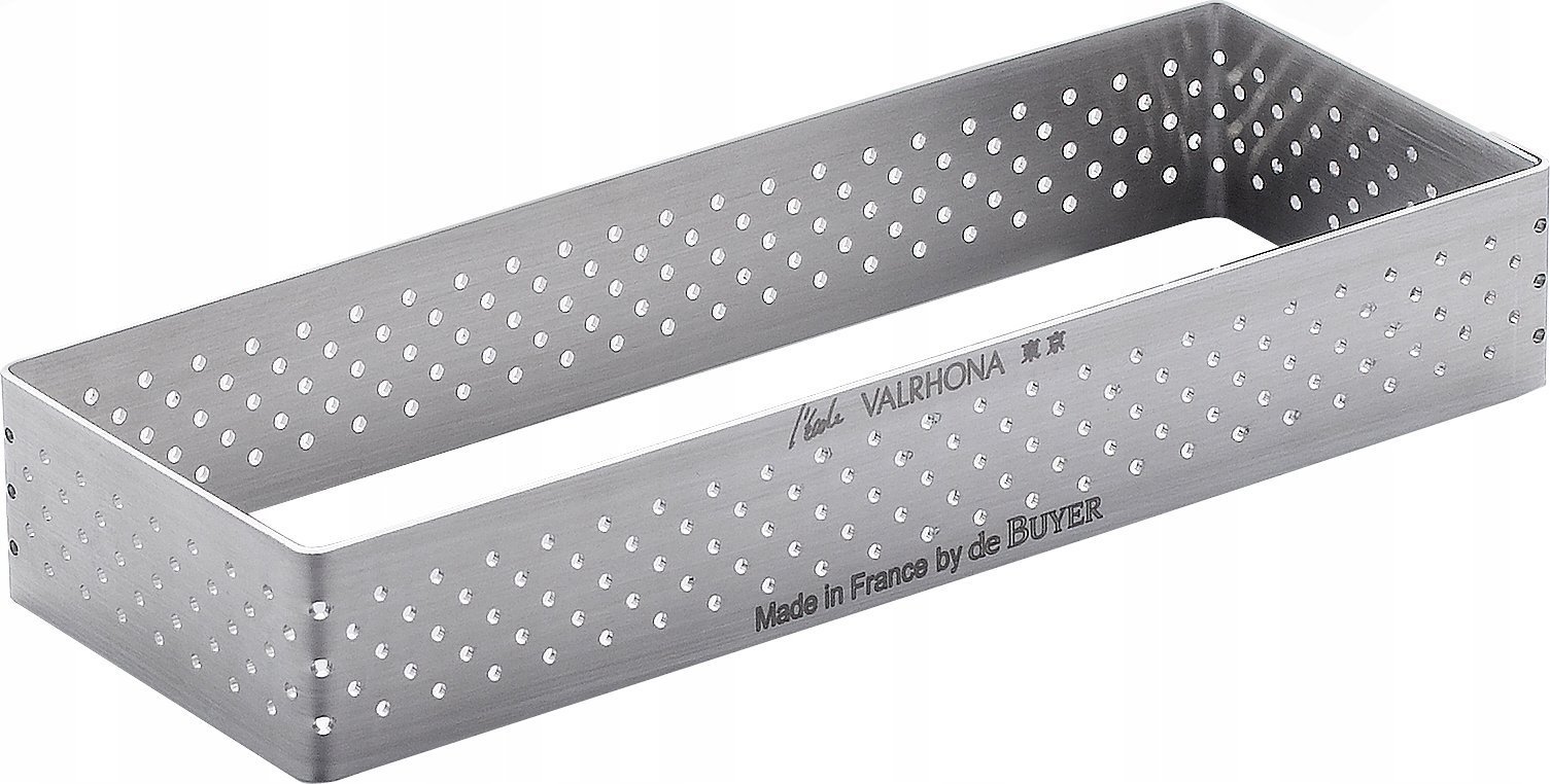 Rant prostokątny perforowany 25x8 cm