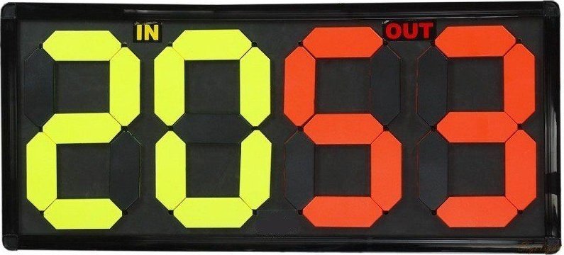 tablica do zmian zawodników podwójna *ys