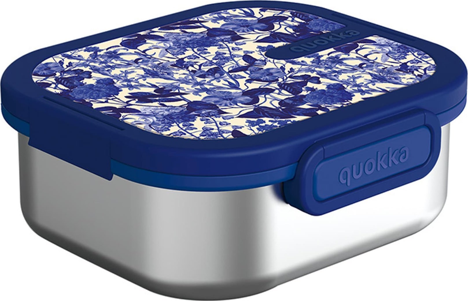 Quokka Quokka Kai - Pojemnik ze stali nierdzewnej na żywność / lunchbox (Blue Blossom)