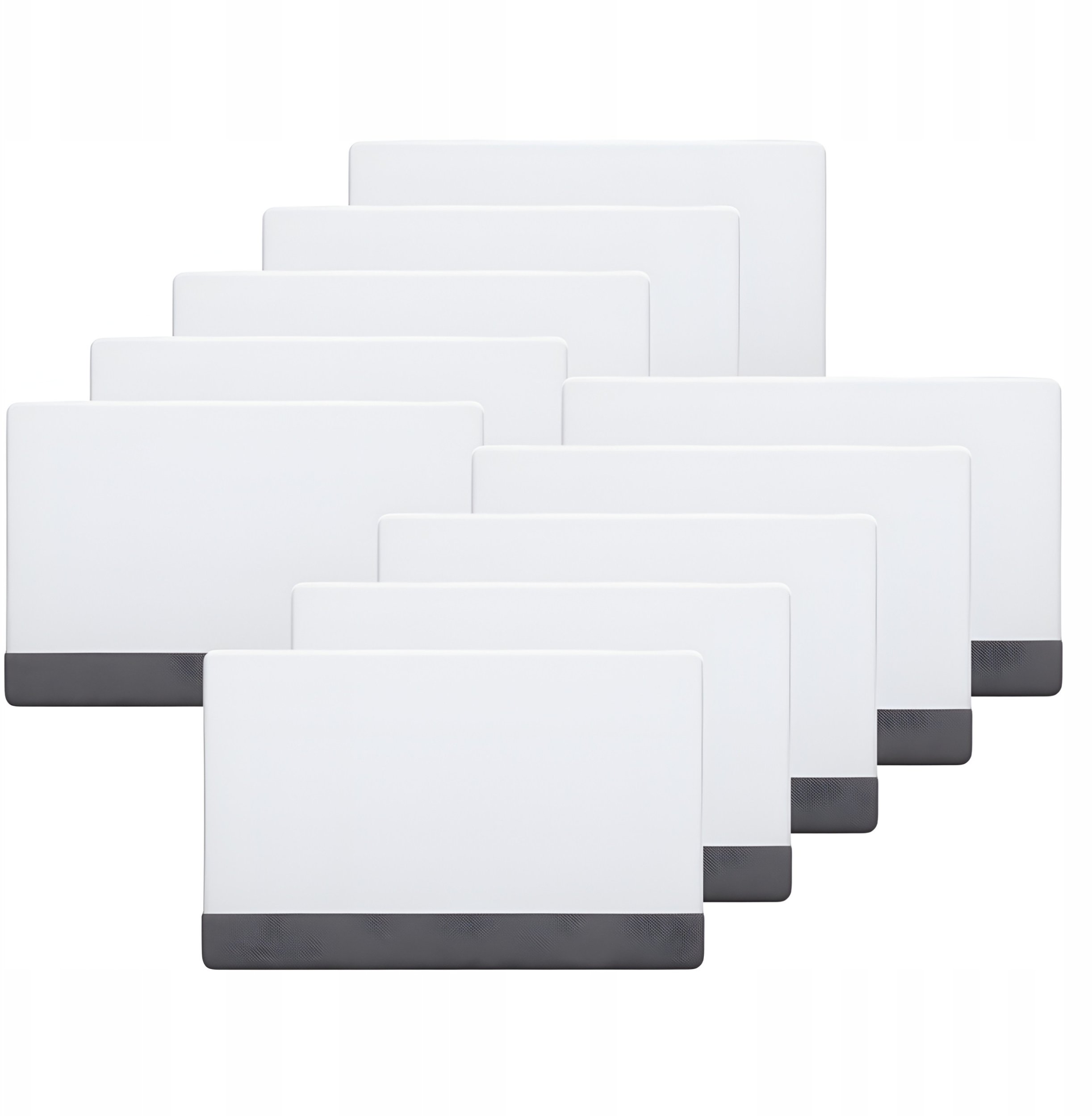 10x Rakla Do Montażu Aplikacji Folii Szkła Na Telefon Tablet Z Filcem Packa