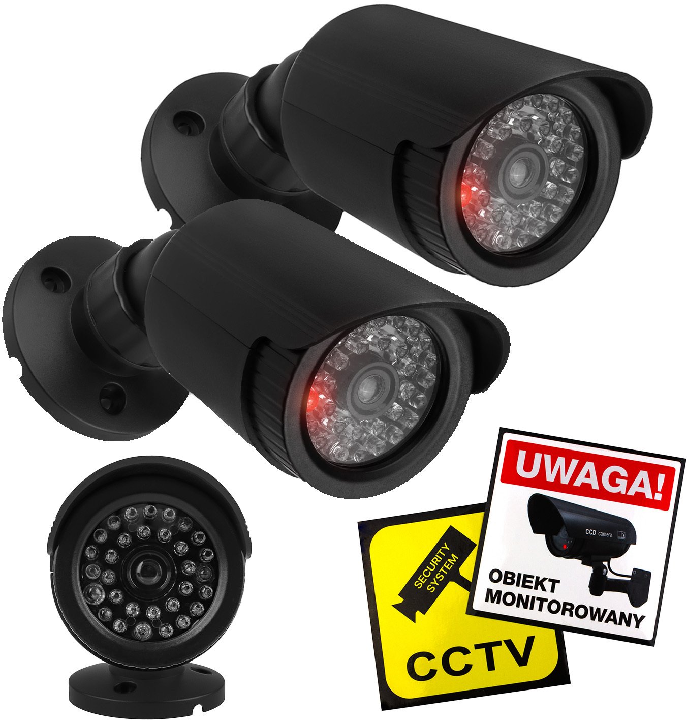 Kamera IP Atrapa Zestaw dwóch atrap kamer IR LED 1800 BT