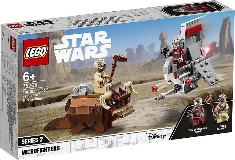 LEGO Star Wars T-16 Skyhopper kontra mikromyśliwce Bantha (75265)