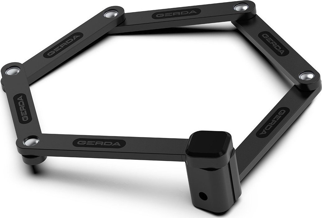 Gerda Zapięcie rowerowe składane FOLD 840W SE Czarny Uniwersalny