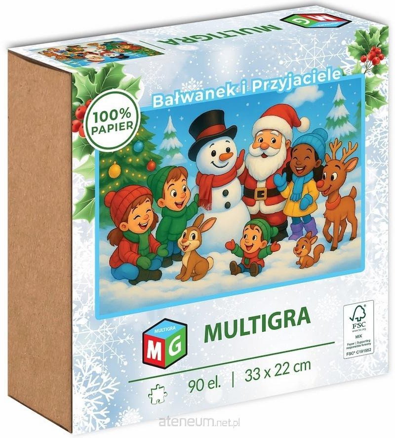 Puzzle 90 Bałwanek i Przyjaciele