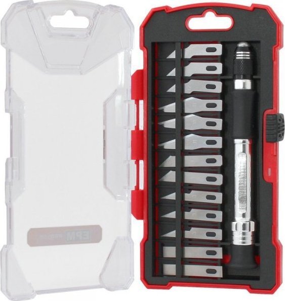 EPM KOMPLET NOŻY PRECYZYJNYCH 14 ELEMENTÓW (1 KPL)