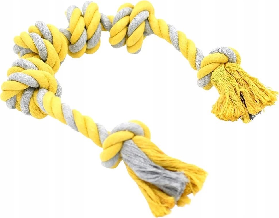 Nuxie NUXIE Bawełniany szarpak dla psa z 4 węzłami xxl 60cm