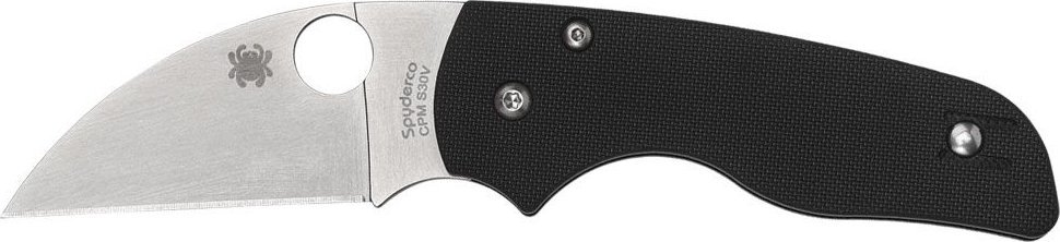 Spyderco Spyderco LIL' NATIVE BLACK G10 PLAIN WHARNCLIFFE C230GPWC