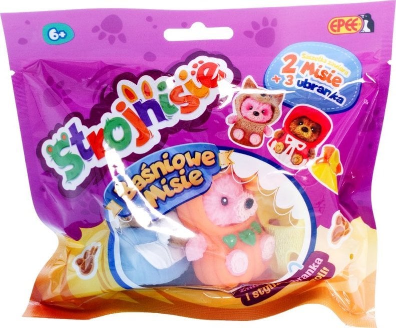 Figurka Epee Figurki Strojnisie - Baśniowe Misie - 2-pack Kopciuszek+Dynia+strój Brzydkiego Kaczątka