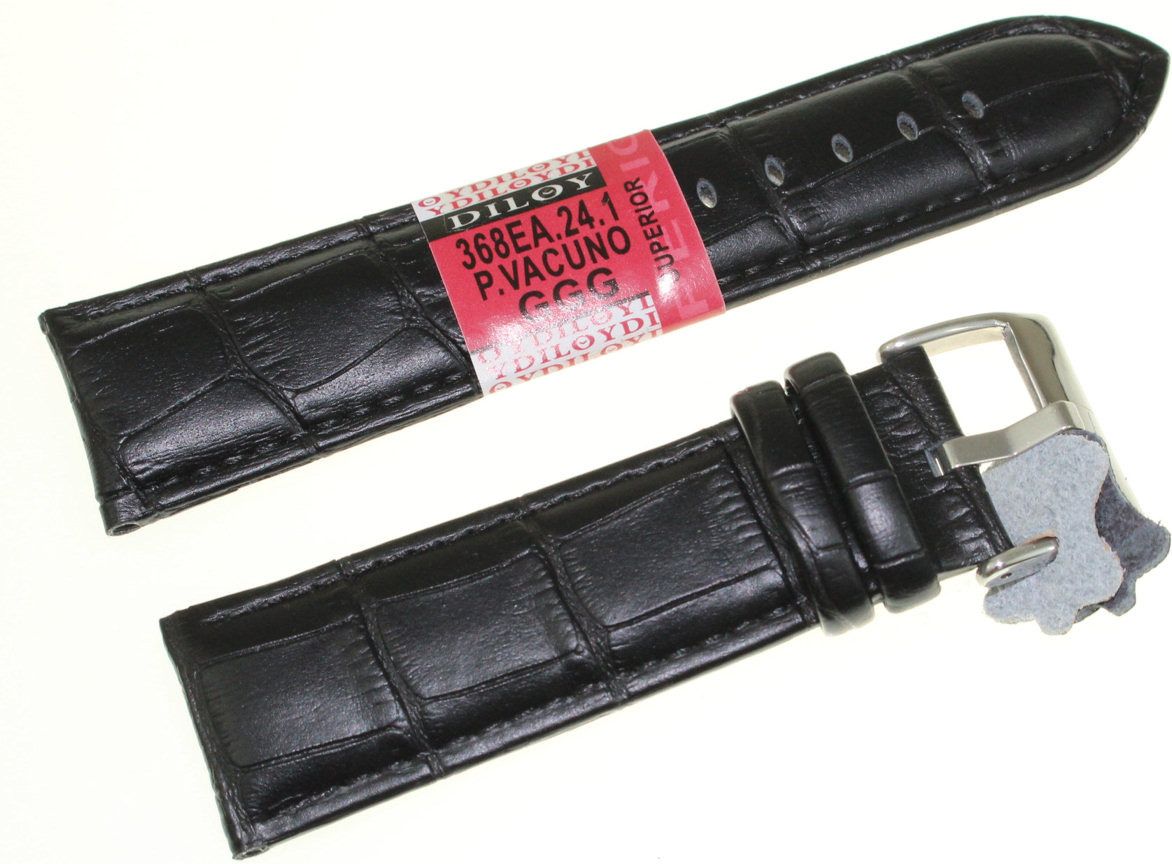 Diloy Skórzany pasek do zegarka 24 mm Diloy 368EA.24.1