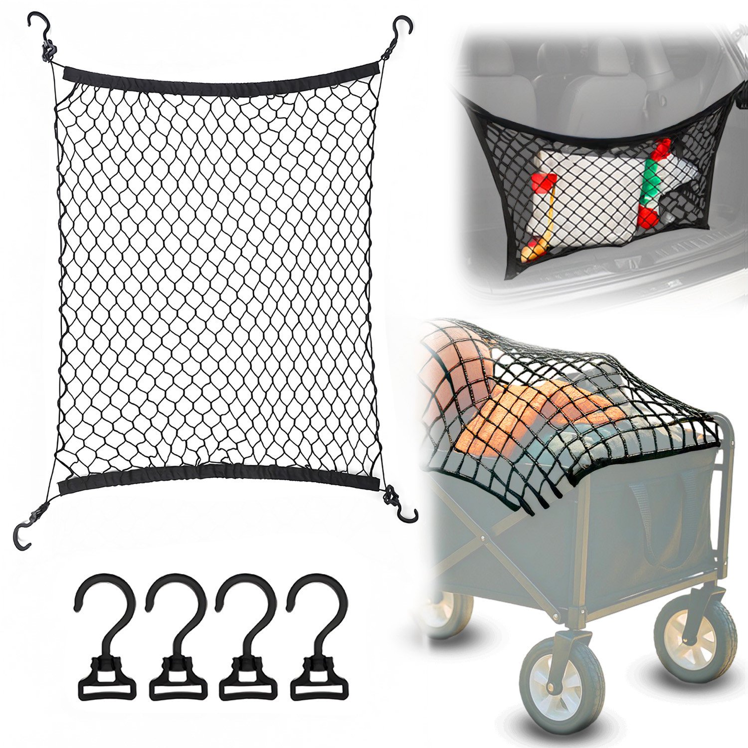 Siatka do wózka turystycznego Heckermann 92x76cm