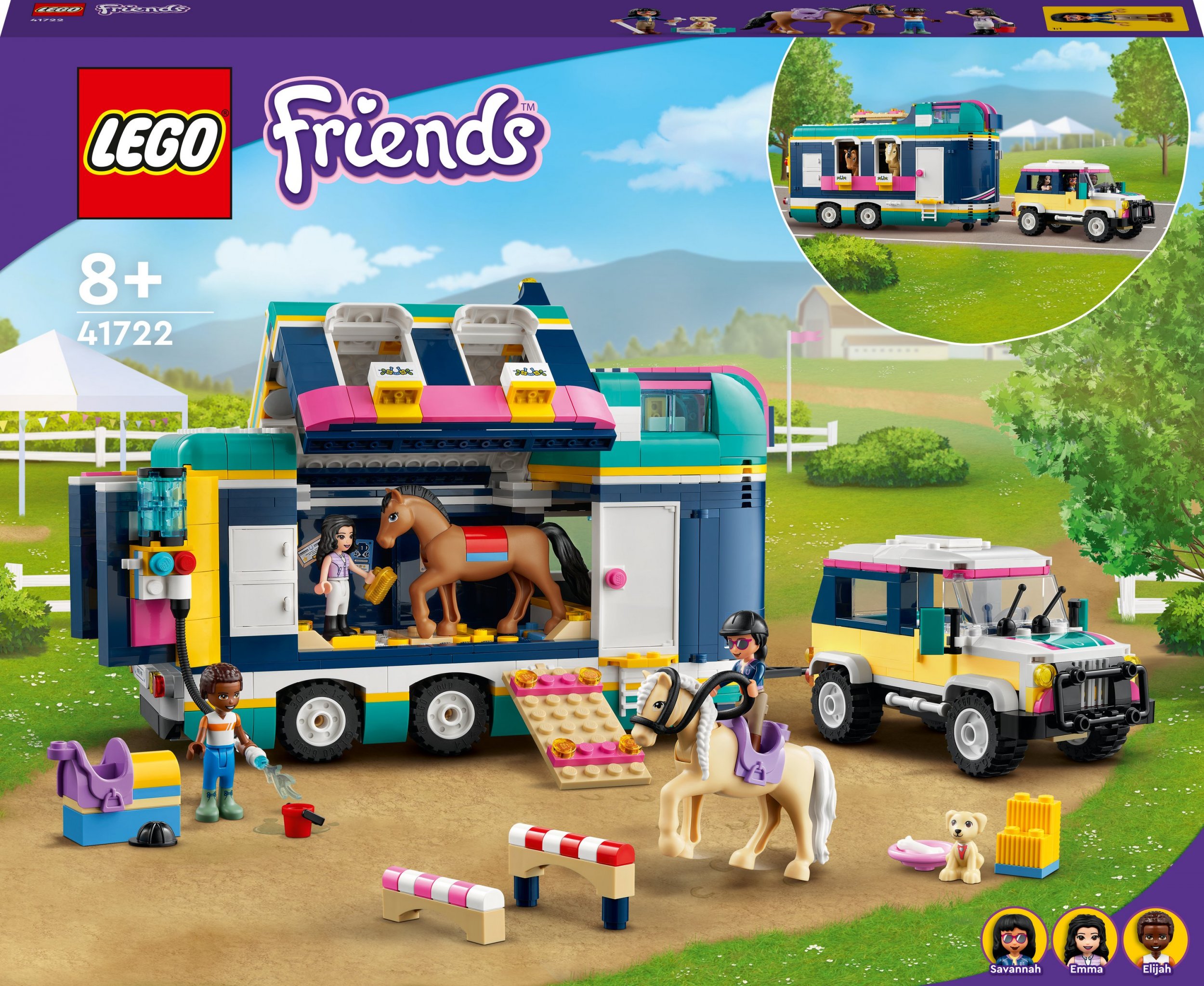 LEGO Friends Przyczepa na wystawę koni (41722)