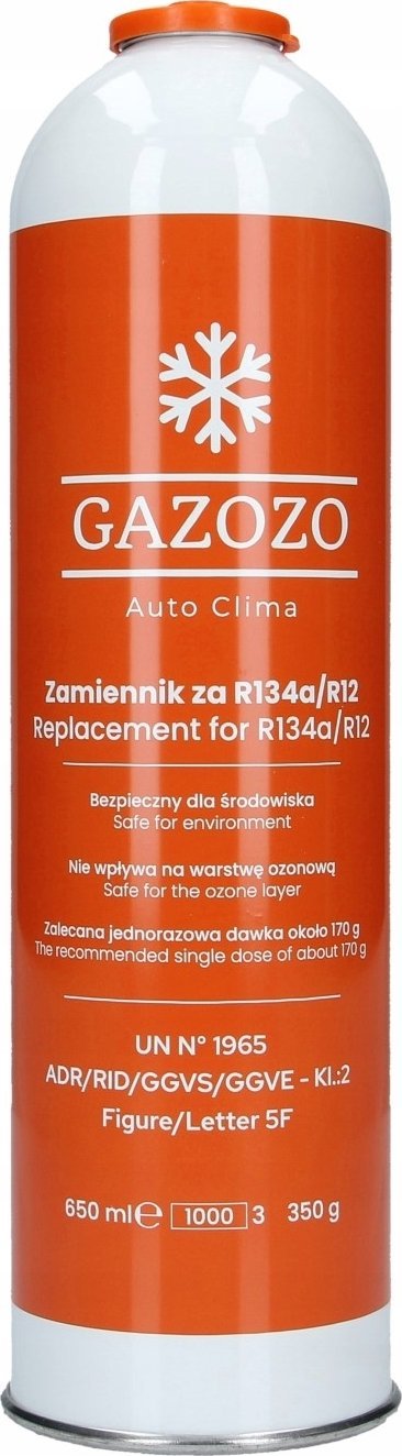 Weba Czynnik chłodniczy Auto Clima Zamiennik R134a/R12