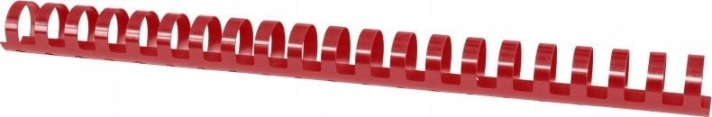 Office Products Grzbiety do bindowania OFFICE PRODUCTS, A4, 22mm (210 kartek), 50 szt., czerwony