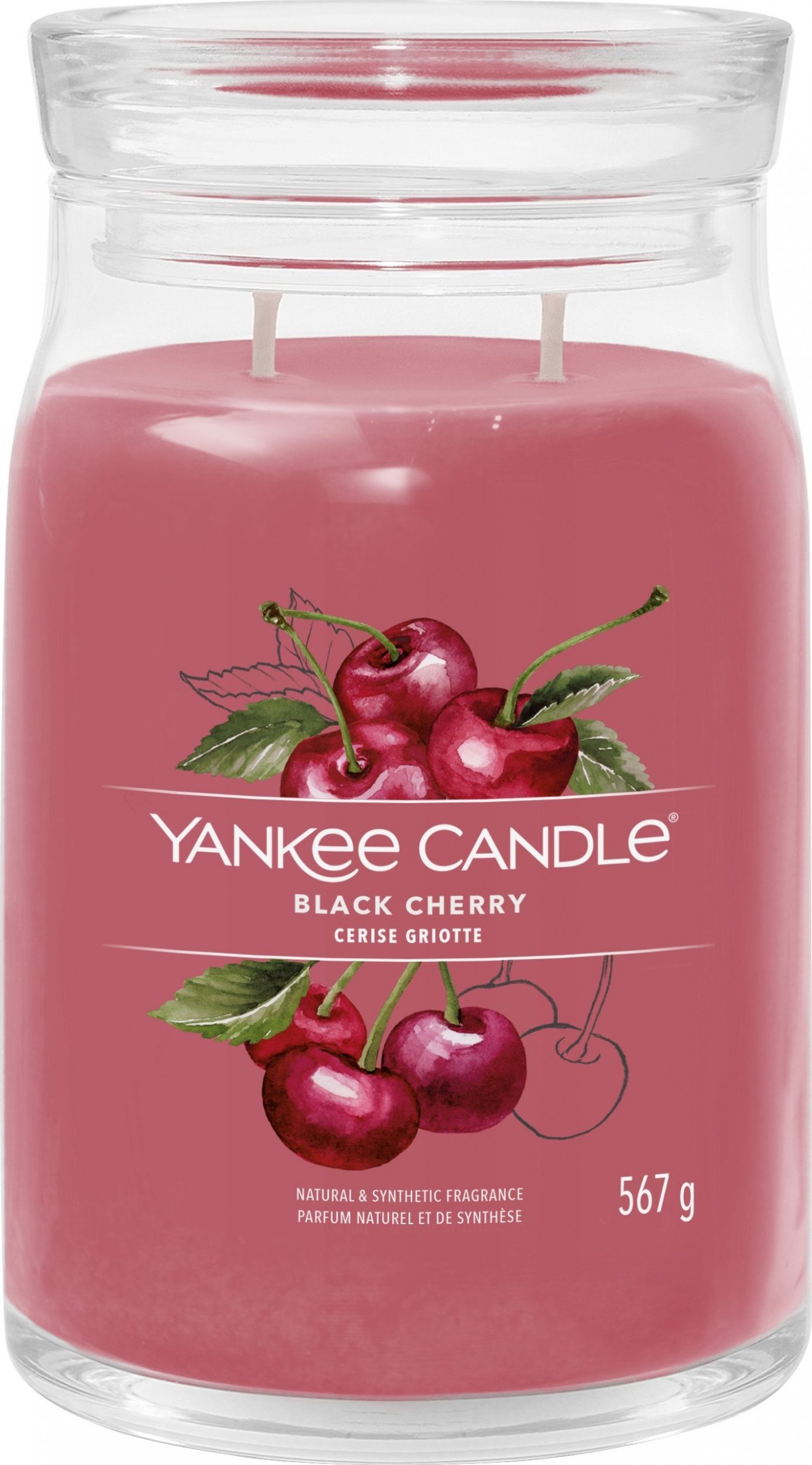 Yankee Candle Yankee Candle Signature Black Cherry Świeca Duża 567g