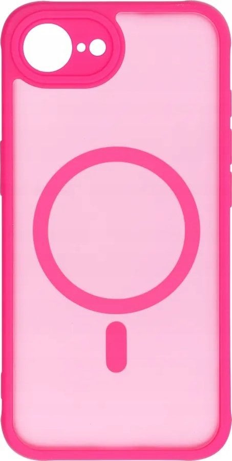 Futerał FULL MATTE MAG COVER kompatybilny z MagSafe do IPHONE SE 2025 różowy