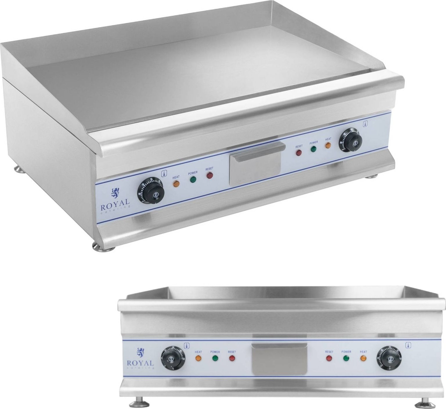 Royal Catering Grill podwójny elektryczna płyta grillowa 60cm