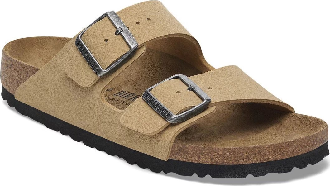 Birkenstock damskie klapki Arizona BS 1029151 BNIRKIBUC LATTE CREAM (szerokość wąska) 38