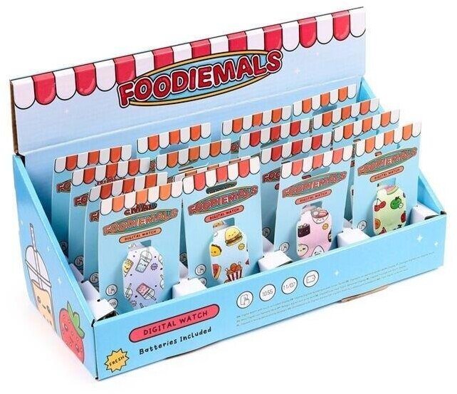 Zegarek cyfrowy silikonowy Foodiemals MIX