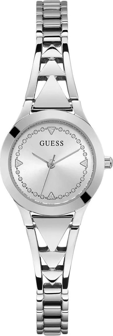 Zegarek damski Guess GW0609L1 CYRKONIE srebrny