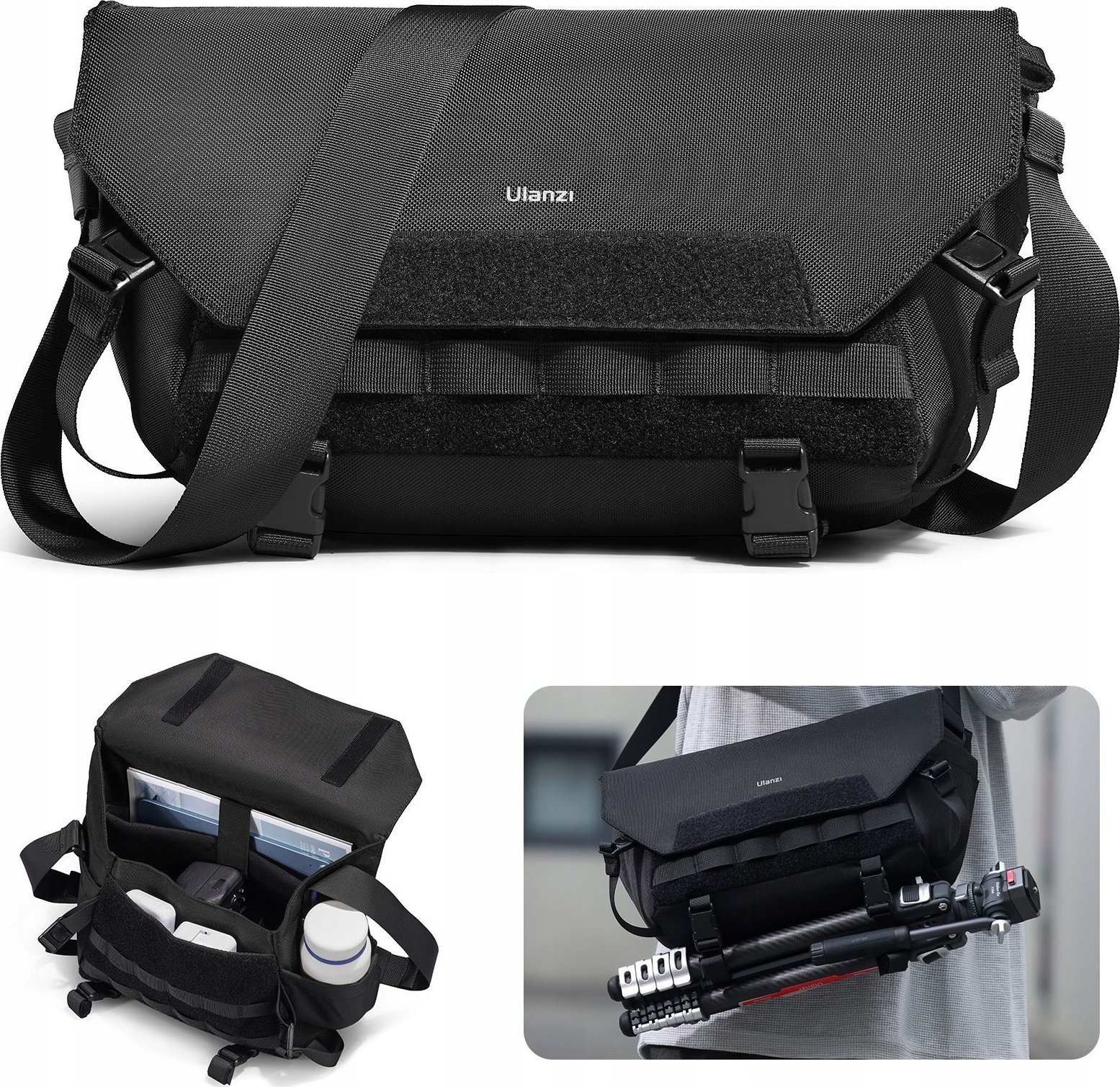 Torba Ulanzi Torba Foto Fotograficzna Video 9L na Aparat Kamerę Sling Crossbody / BC08