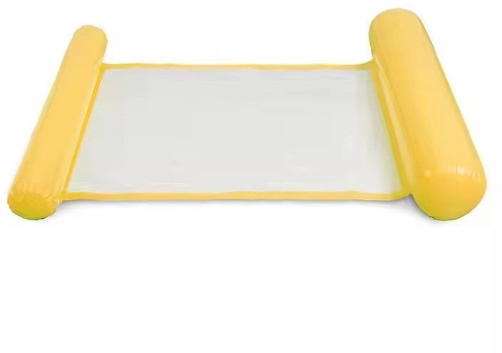 Nadmuchiwany materac do pływania żółty