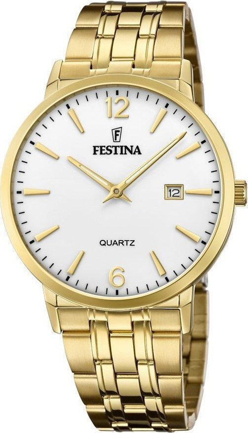 Zegarek Festina Zegarek męski Festina F20513-2 złoty