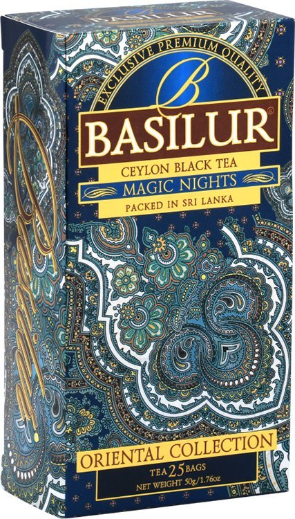Basilur Basilur MAGIC NIGHTS herbata czarna truskawka morela ananas papaja - ekspresowa 25 x 2 g