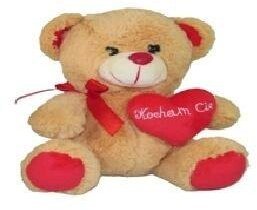 Miś z sercem 25cm
