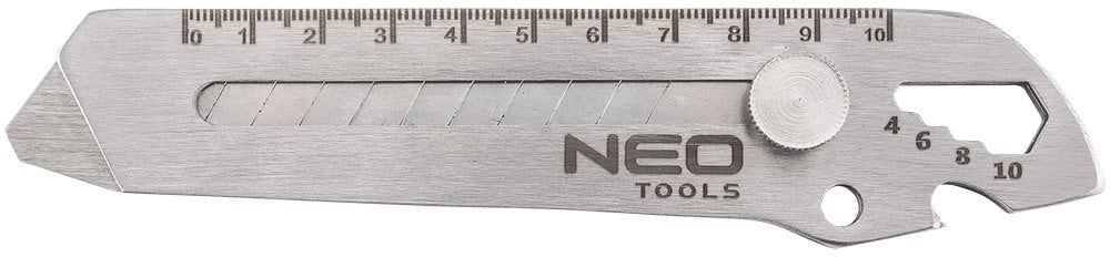 Nóż z ostrzem łamanym wielofunkcyjny, 6 w 1