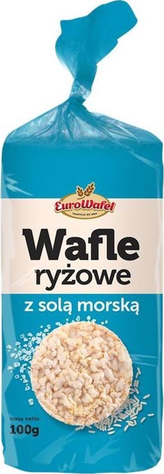 Eurowafle Eurowafle Wafle ryżowe z sólą morską 100 g