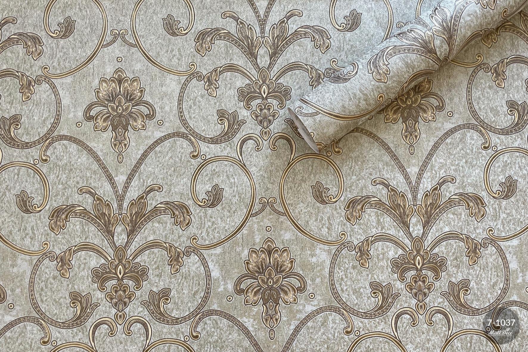 MallDeco TAPETA WINYLOWA MODEL STREZA DECOR OLIWKOWA