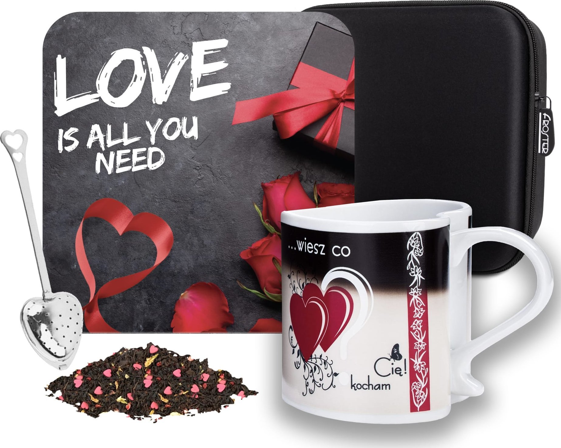 Zestaw Prezentowy - Miłosna Niespodzianka - prezent na ślub, walentynki