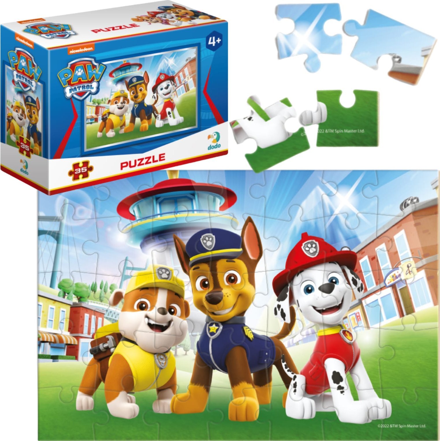 Dodo Puzzle Mini "Paw Patrol" 35 Elementów Układanka Dla Dzieci Psi Patrol