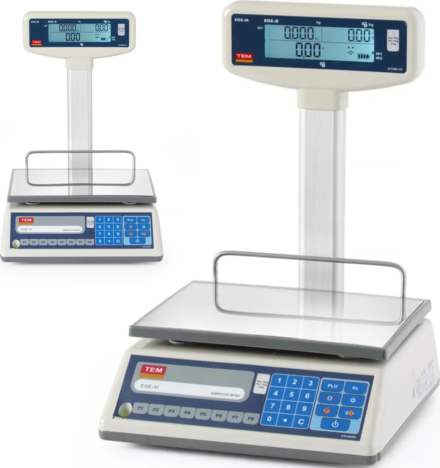 TEM Waga sklepowa pocztowa z legalizacją M 15 kg 230x300 mm Waga sklepowa pocztowa z legalizacją M 15 kg 230x300 mm